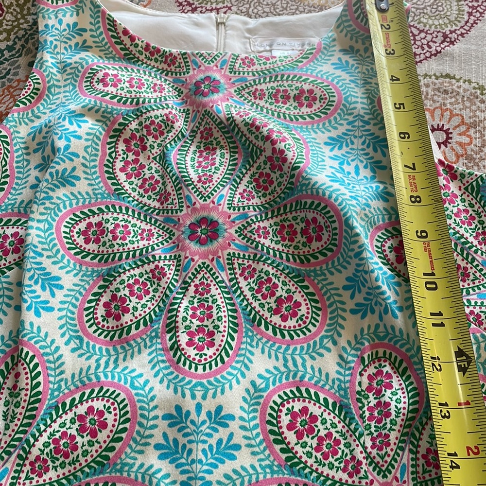 London Times Size 6 Floral Sleeveless Dress - Picture 10 of 10